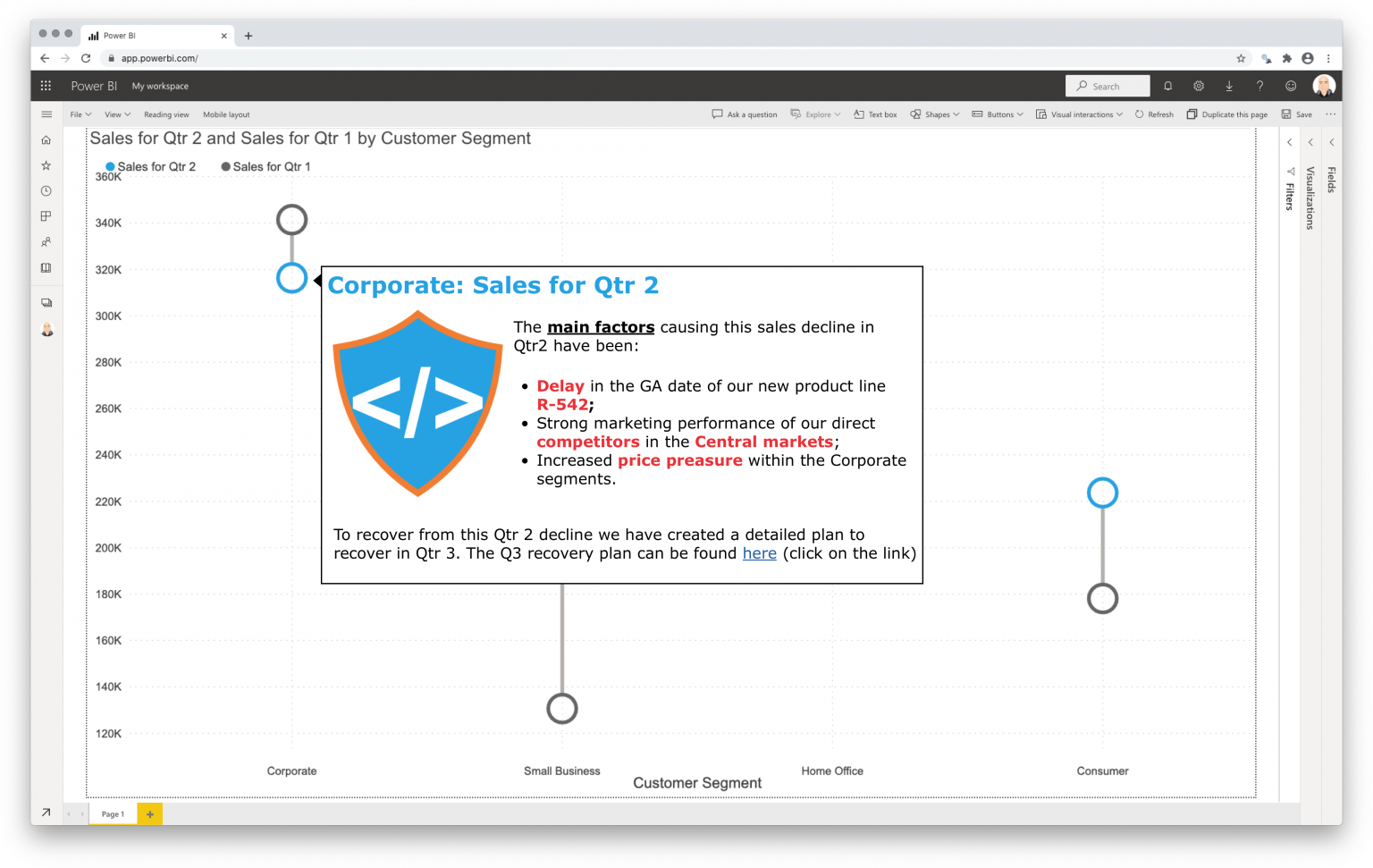 html viewer power bi download